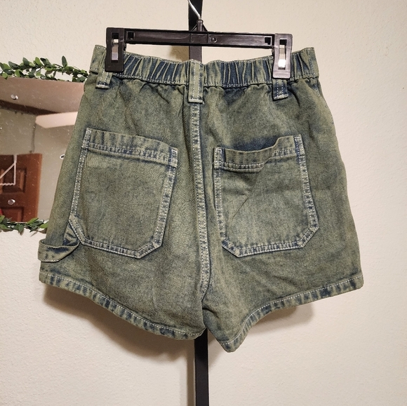 Wild Fable Green Jean Shorts size 00 - Picture 2 of 2